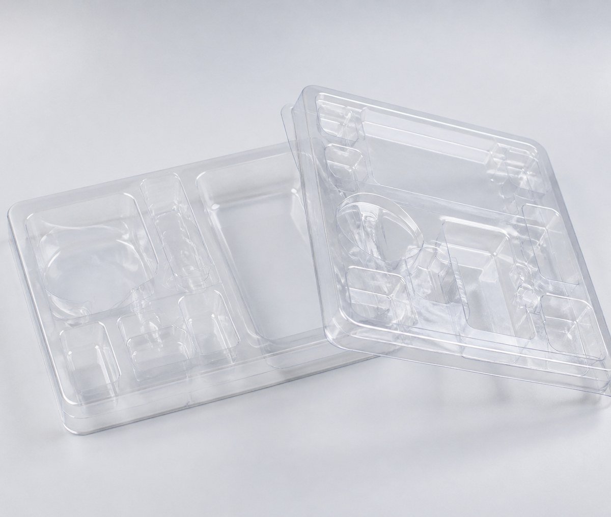 PET PS PVC transparent thermoformed packaging tray